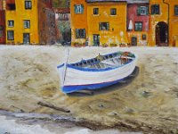 Gozzo ligure (piccolo)  Olio su tela - 30 x 40